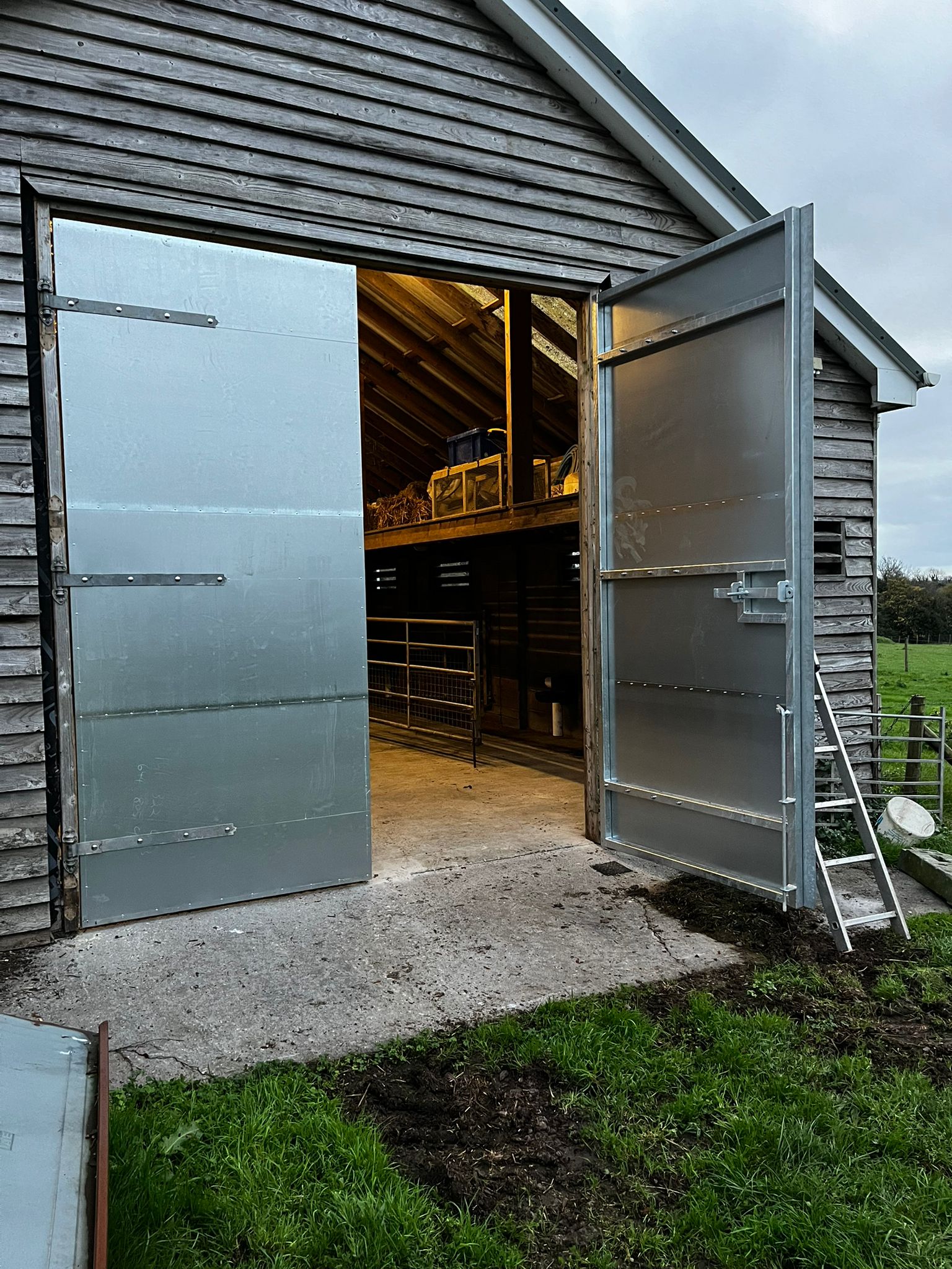 Custom metal doors and entrance