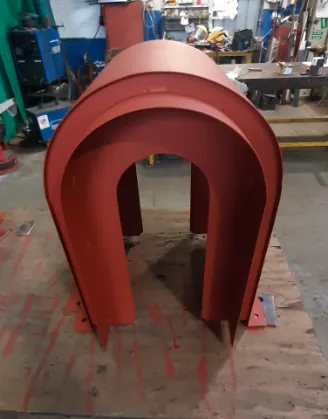Fabricated metal piece
