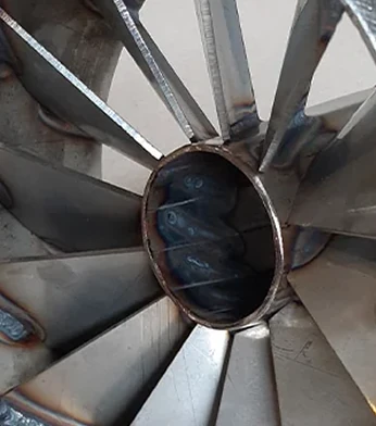 Metal welding detail