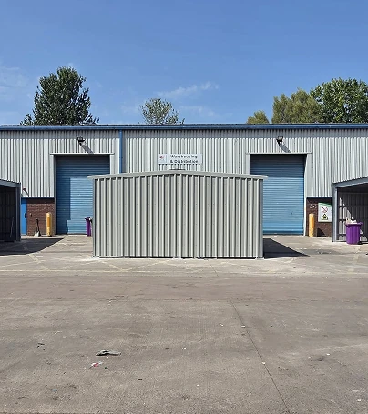Outdoor storage sheds for Cardiff Council