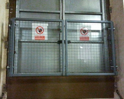 Bespoke metal cage installation