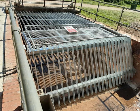 Bespoke metal cage installation