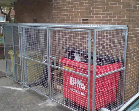 Bespoke metal cage installation