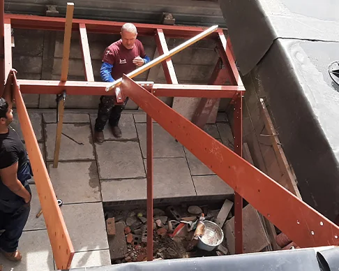 Fire Escape Fabrication