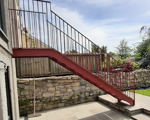 Metal Fire Escape Staircase